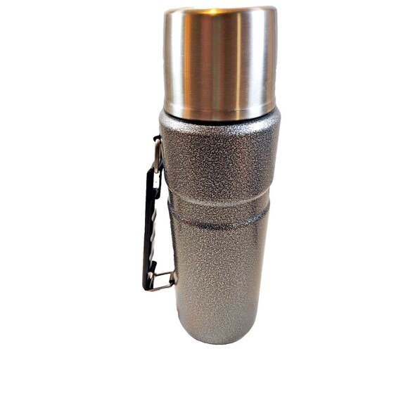 Thermos Stainless Steel King Hammertone 40 oz. Vacuum Insulated Thermos w Handle - Picture 2 of 11